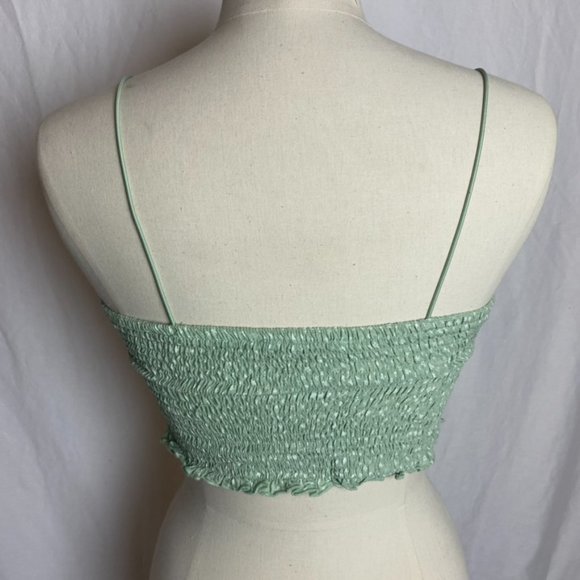 PacSun, L.A. Hearts sage green halter tank top - Picture 3 of 4